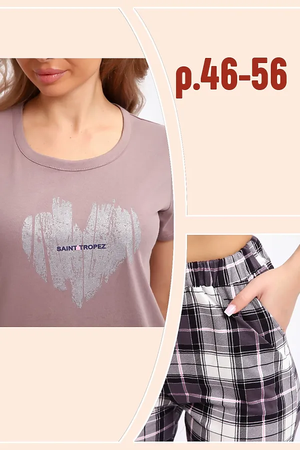 Костюм с брюками 51205 НАТАЛИ, серый - фото 2