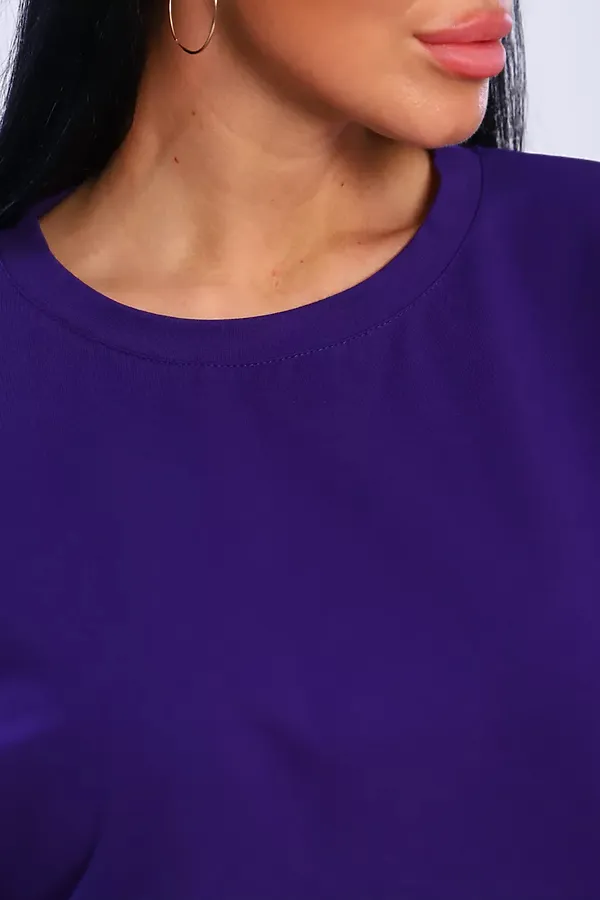 Костюм с велосипедками КЖ-002 НАТАЛИ, фиолетовый - фото 2