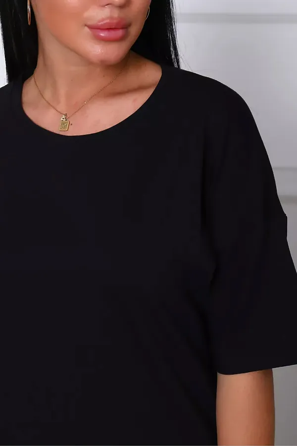 Костюм с велосипедками КЖ-002 НАТАЛИ, черный - фото 2