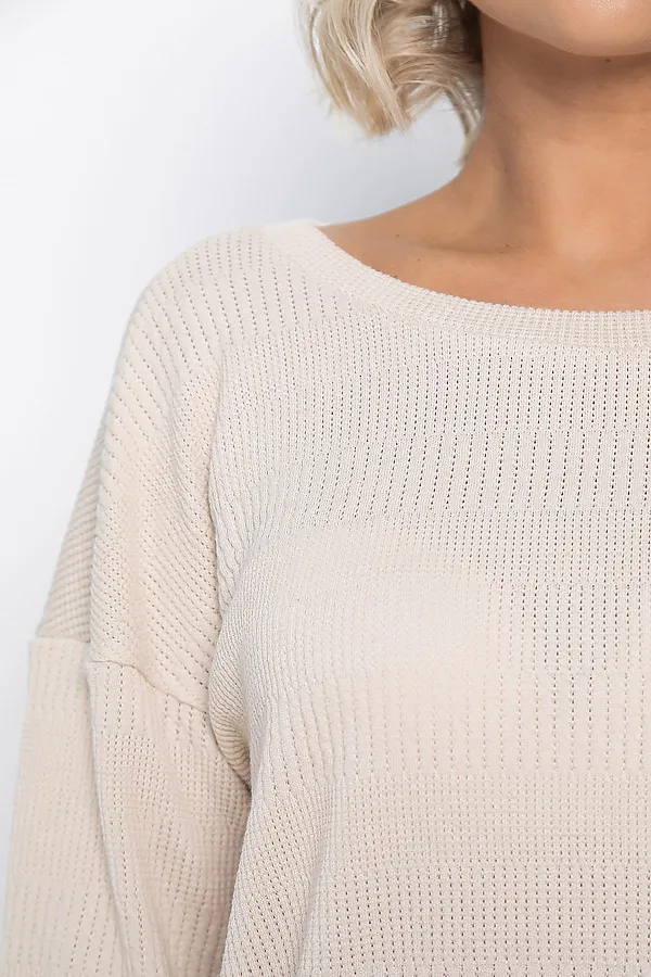 Костюм трикотажный Бергамо LADY TAIGA, бежево-коричневый - фото 2