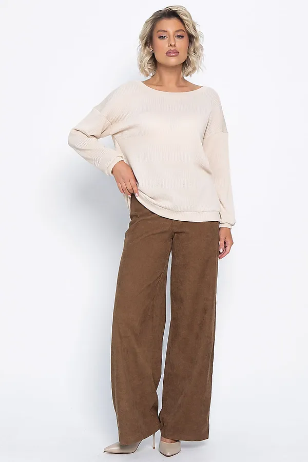 Костюм трикотажный Бергамо LADY TAIGA, бежево-коричневый - фото 2