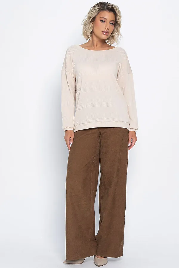 Костюм трикотажный Бергамо LADY TAIGA, бежево-коричневый - фото 2