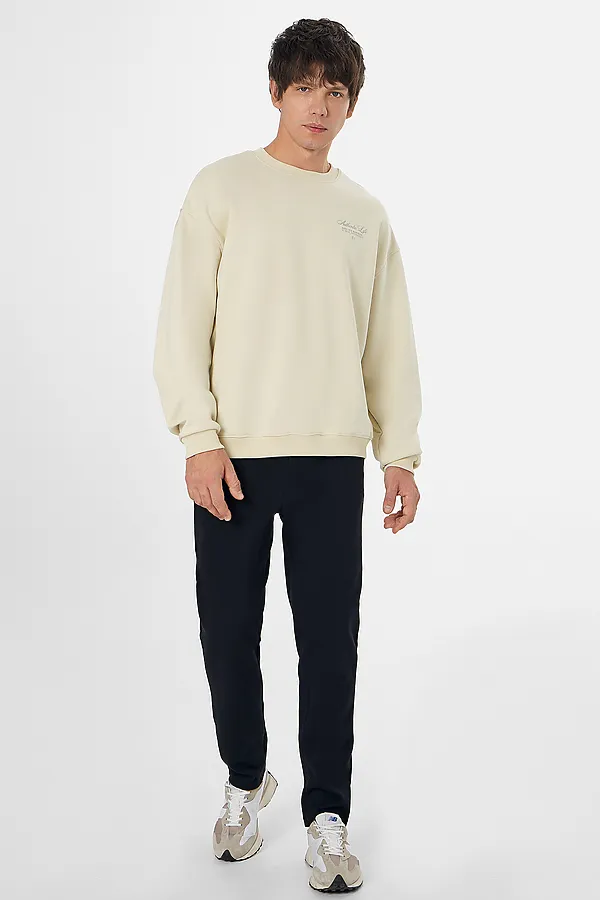 Свитшот мужской MARK FORMELLE, песчаное облако +печать - фото 2