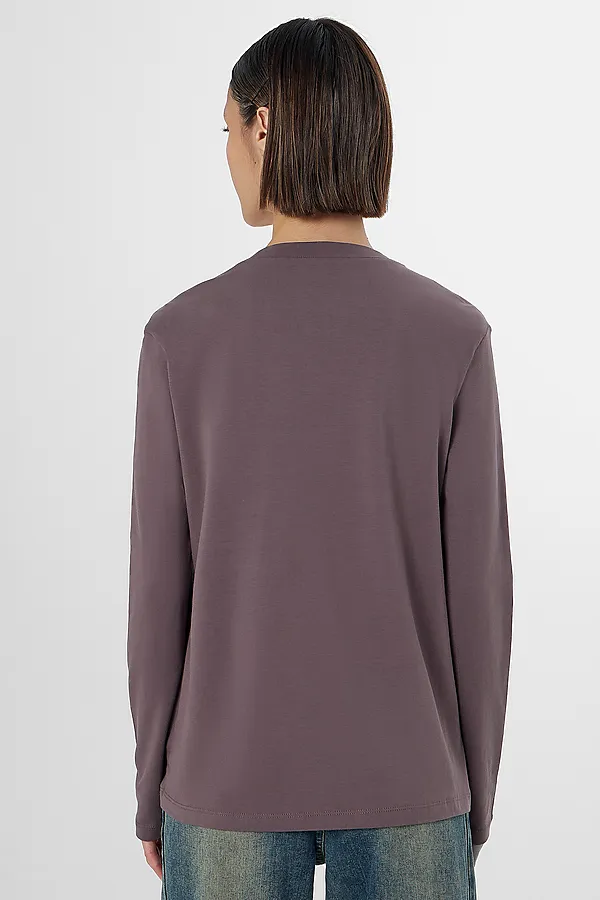 Лонгслив женский MARK FORMELLE, бордово -серый - фото 2