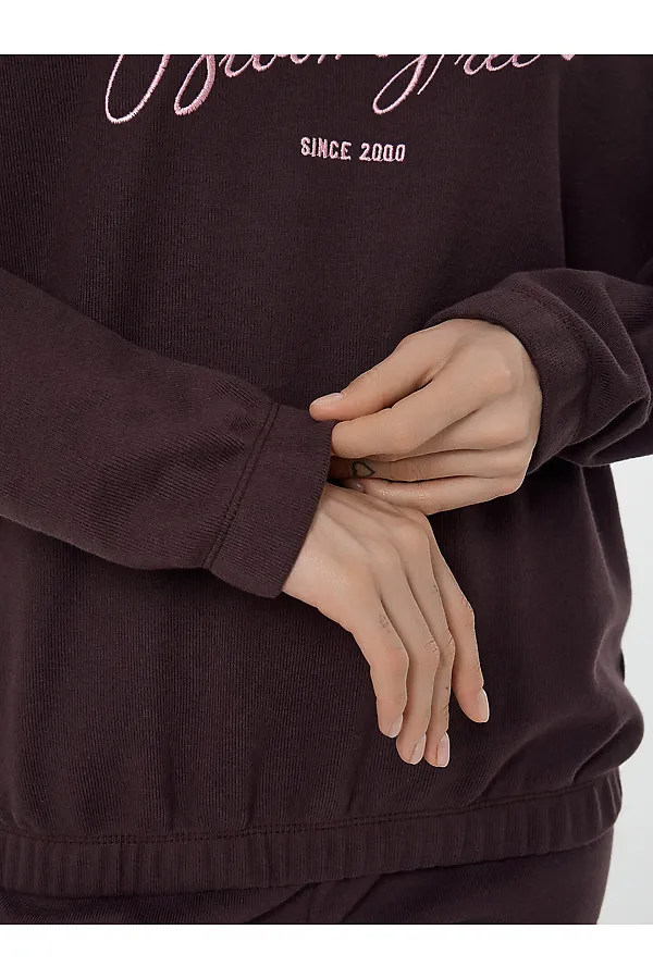 Комплект женский (свитшот, джоггеры) MARK FORMELLE, коричневый - фото 2