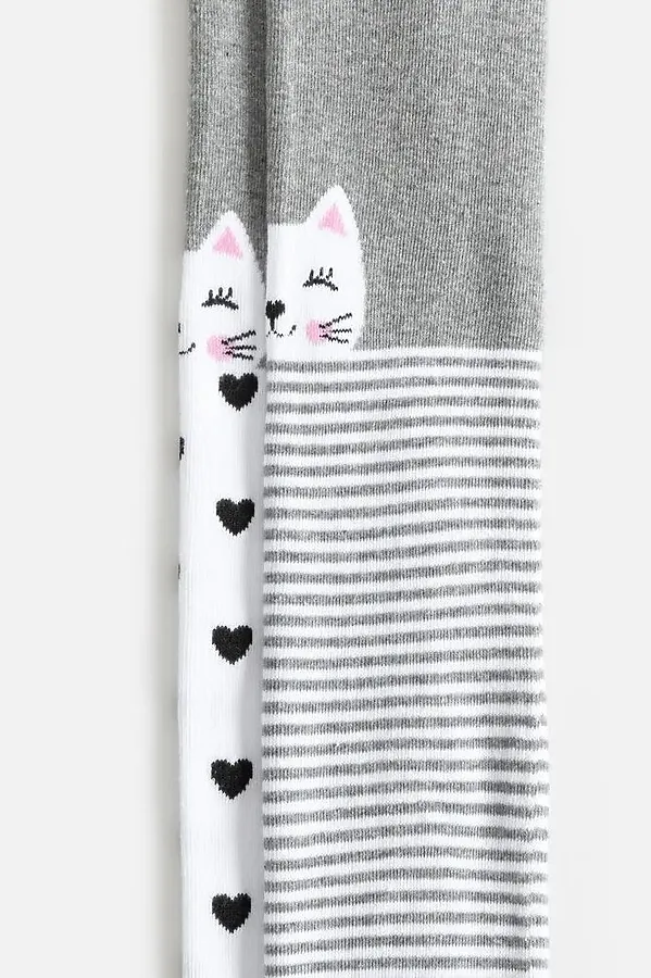 Колготки ACOOLA, серый меланж - фото 2