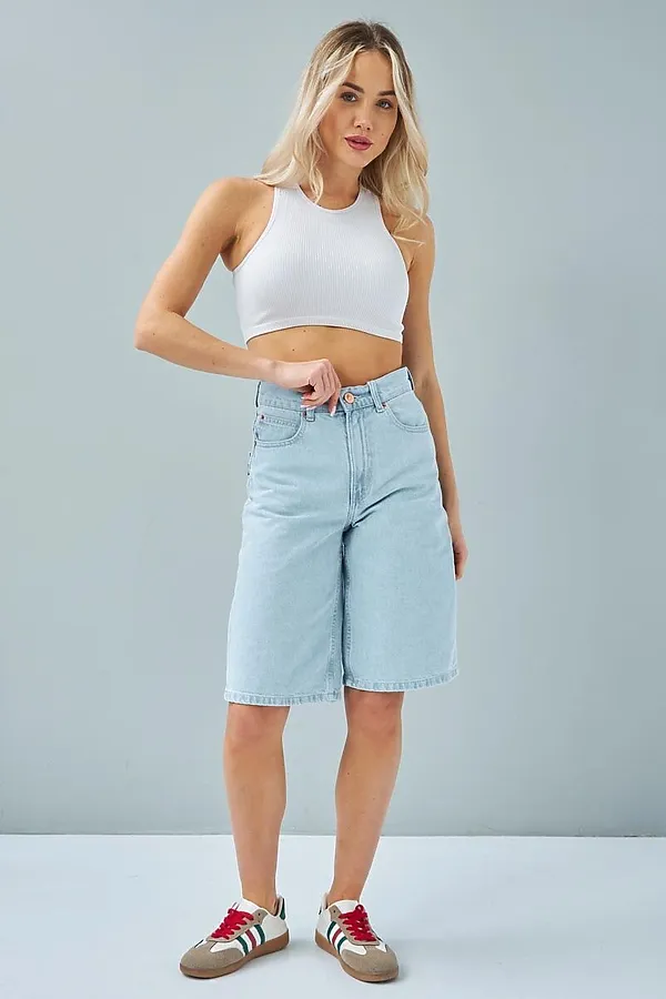 Шорты F5, стирка светлая - фото 2