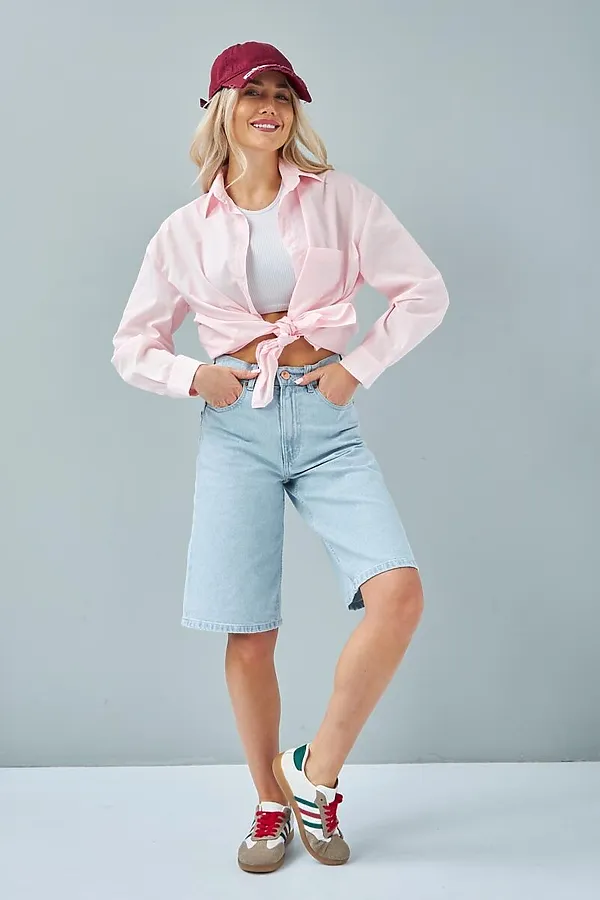 Шорты F5, стирка светлая - фото 2