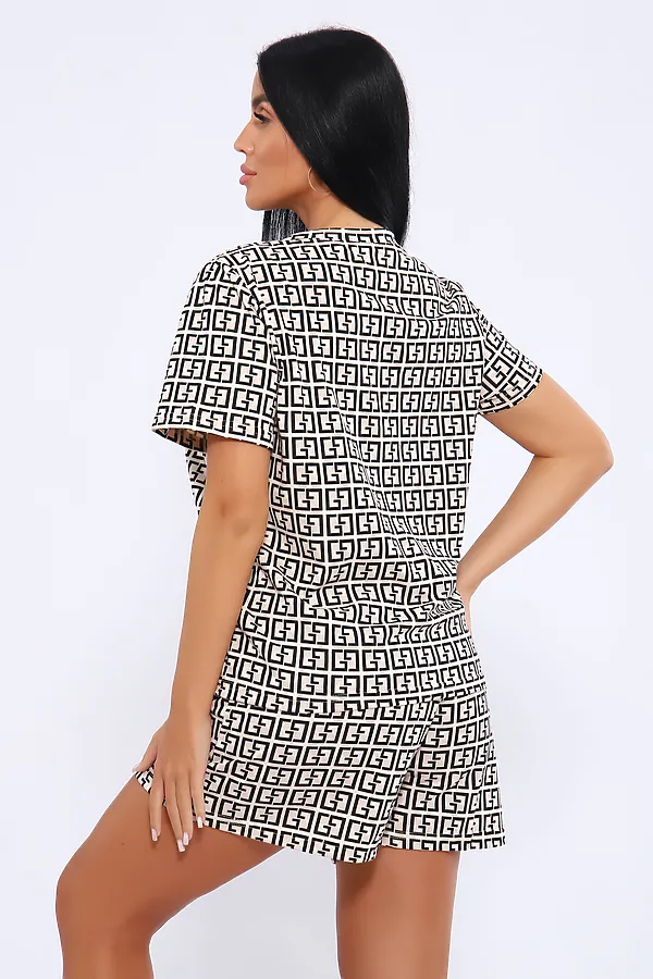 Пижама с шортами ПЖ-004 НАТАЛИ, египет - фото 2