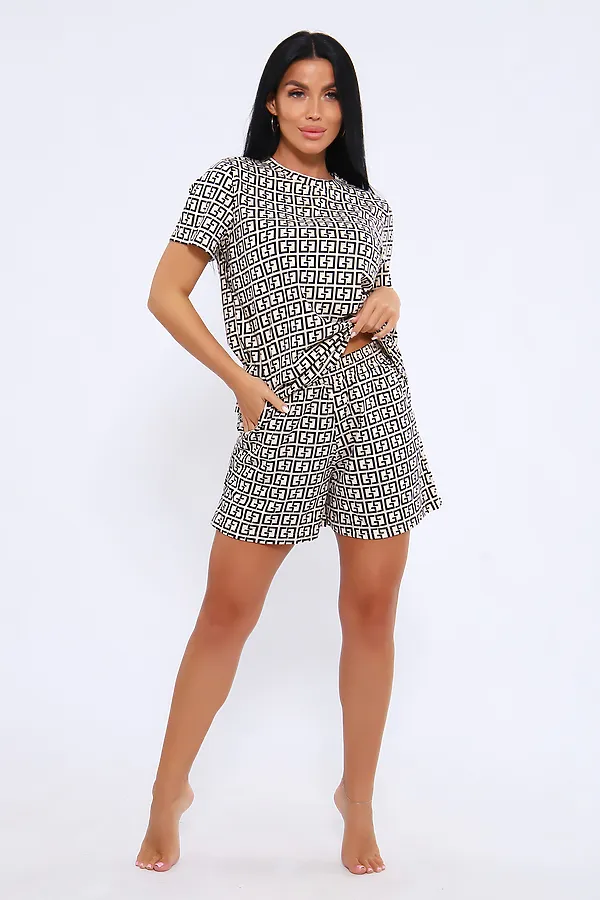 Пижама с шортами ПЖ-004 НАТАЛИ, египет - фото 2