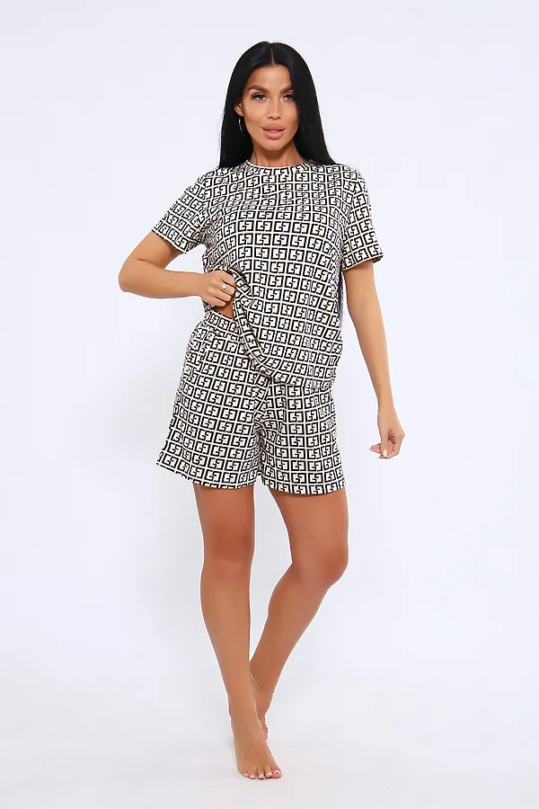 Пижама с шортами ПЖ-004 НАТАЛИ, египет - фото 2