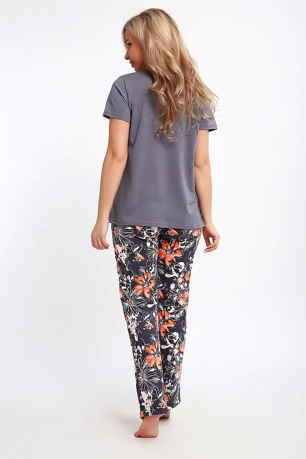 Костюм с брюками 51204 НАТАЛИ, серый - фото 2