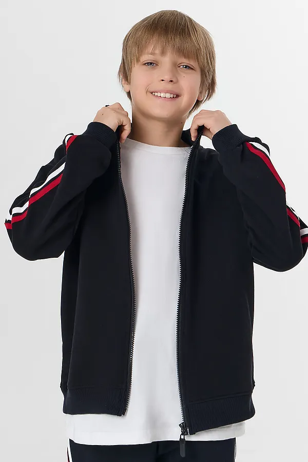 Толстовка для мальчиков MARK FORMELLE, черный - фото 2