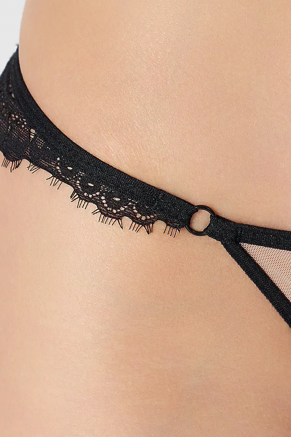 Трусы женские MARK FORMELLE, телесный +черный - фото 2