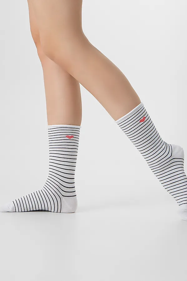 Носки женские MARK FORMELLE, белый - фото 2