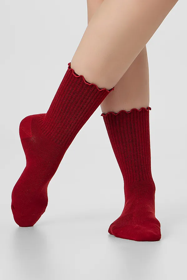 Носки женские MARK FORMELLE, вишневый - фото 2