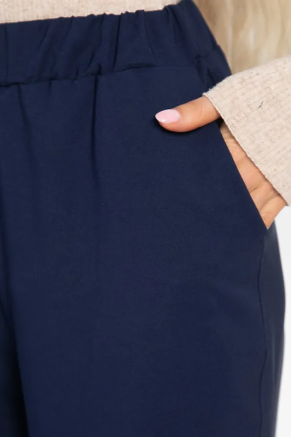 Брюки на резинке Инди LADY TAIGA, темно-синие - фото 2