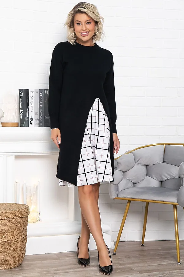 Костюм с юбкой Остин LADY TAIGA, черный - фото 2