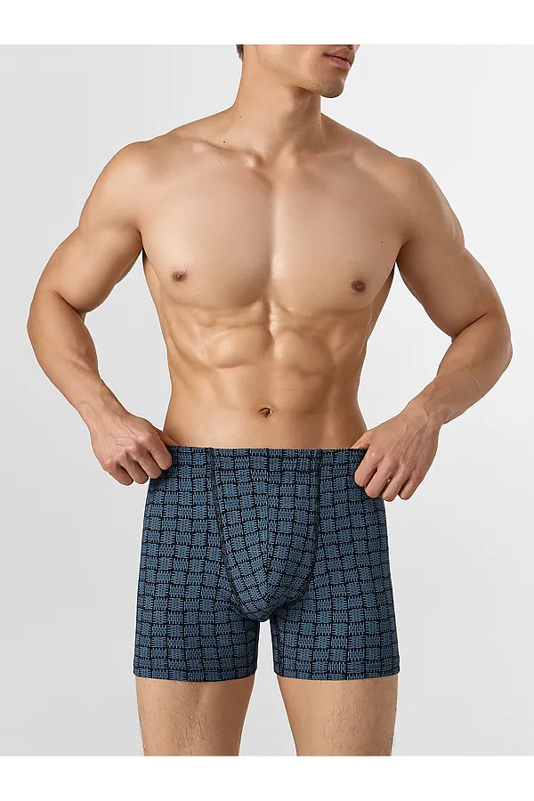 Трусы мужские MARK FORMELLE, узор на черном - фото 2