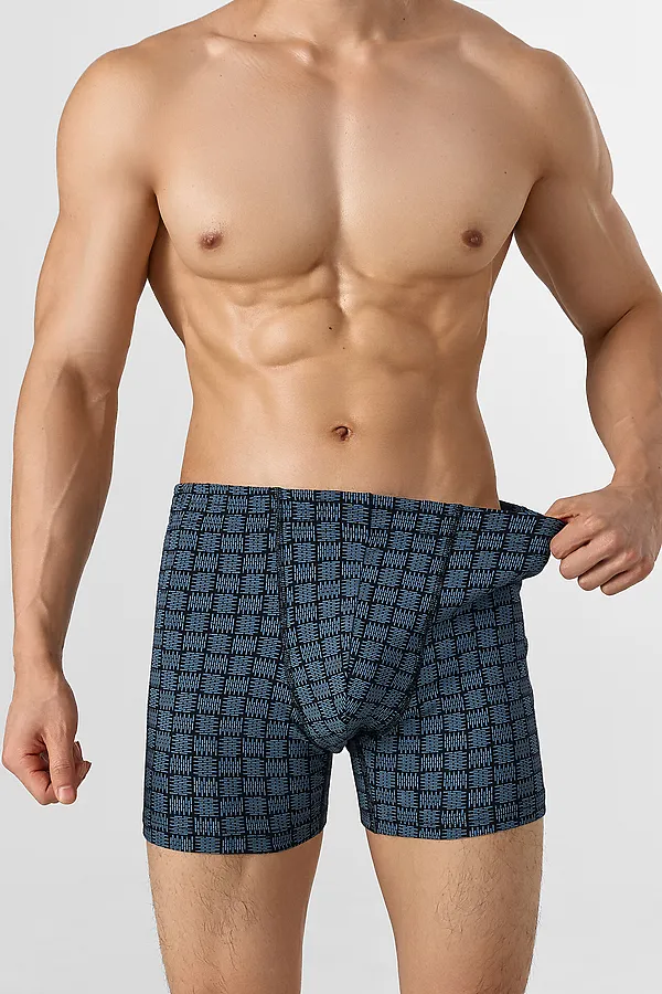 Трусы мужские MARK FORMELLE, узор на черном - фото 2