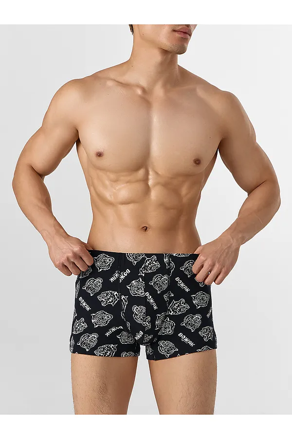 Трусы мужские MARK FORMELLE, тигры на черном - фото 2