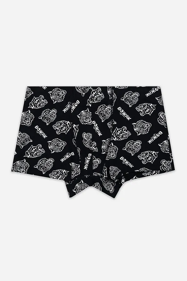Трусы мужские MARK FORMELLE, тигры на черном - фото 2