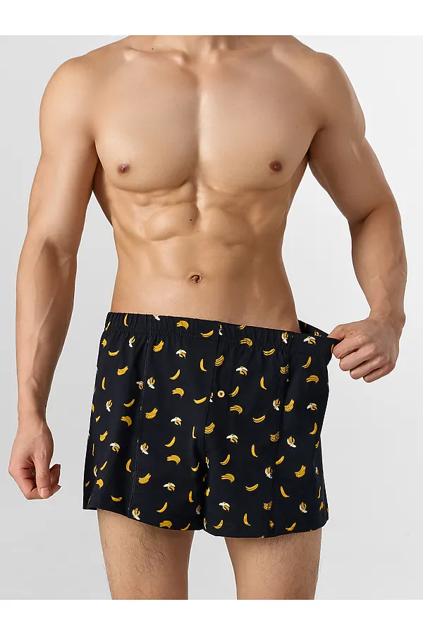 Трусы мужские MARK FORMELLE, бананы на черном - фото 2