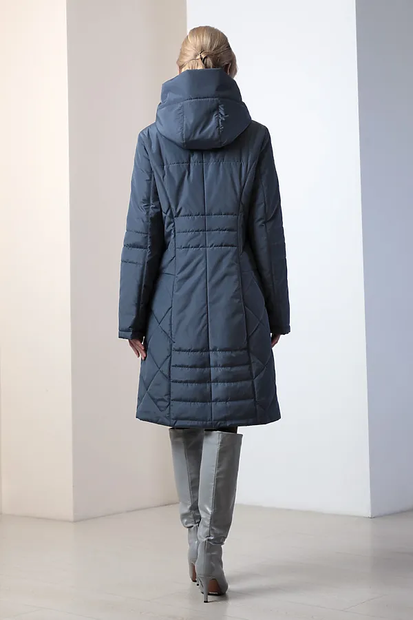 Женское пальто. DIZZYWAY, серо-синий - фото 2