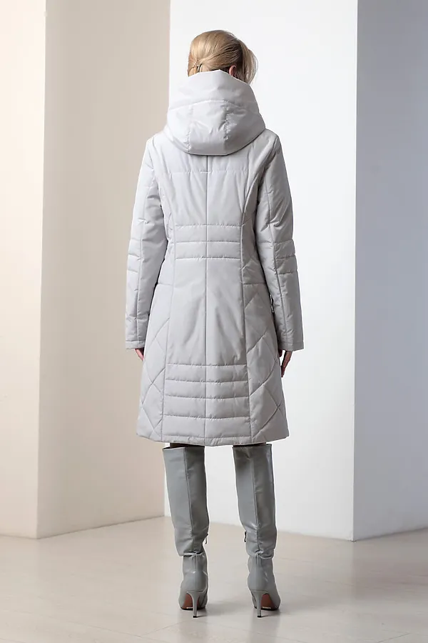 Женское пальто. DIZZYWAY, св.серый - фото 2