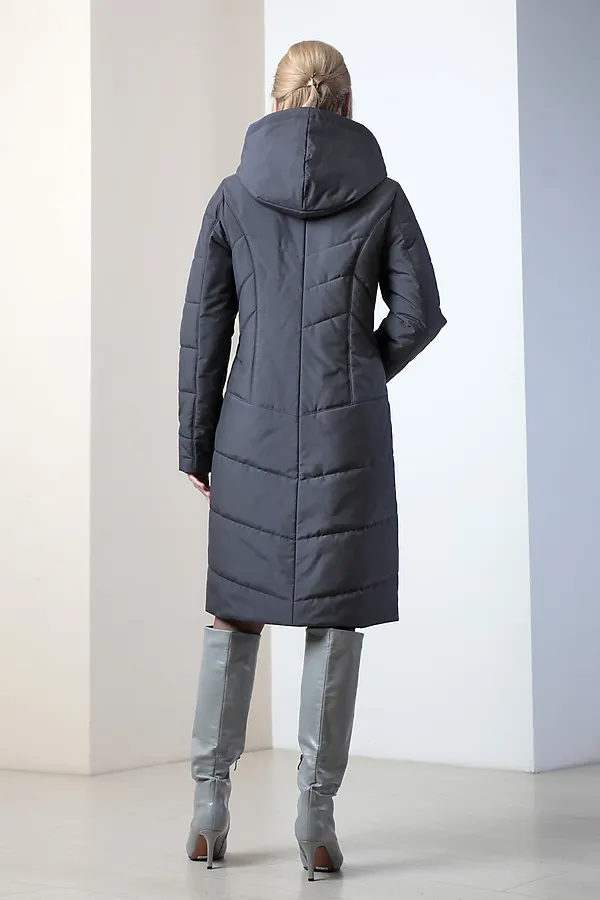 Женское пальто. DIZZYWAY, т.графитовый - фото 2