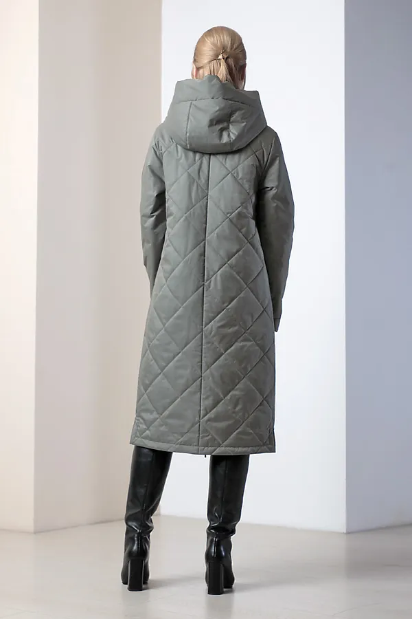 Женское пальто. DIZZYWAY, оливковый - фото 2