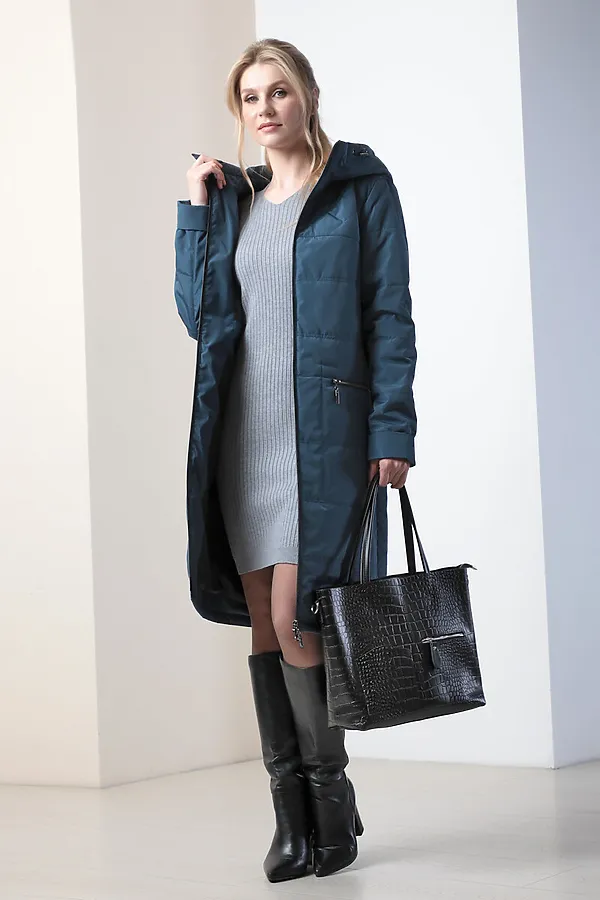 Женское пальто. DIZZYWAY, синий - фото 2