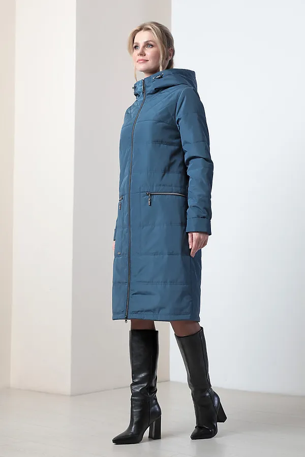 Женское пальто. DIZZYWAY, синий - фото 2