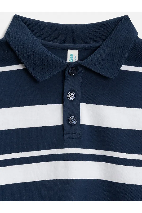 Джемпер ACOOLA, бело-голубой в полоску - фото 2