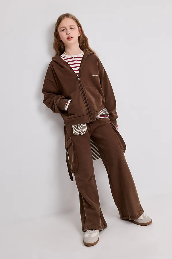 Толстовка ACOOLA, коричневый - фото 2