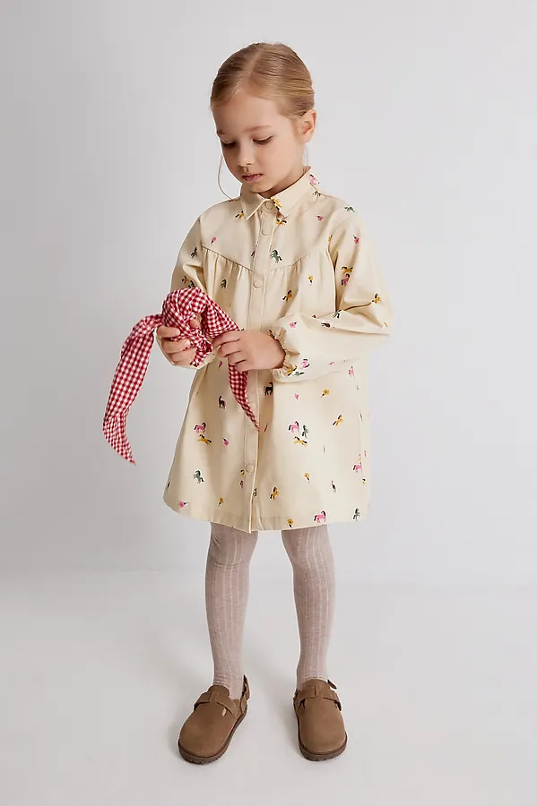 Платье ACOOLA, бежевый принт - фото 2