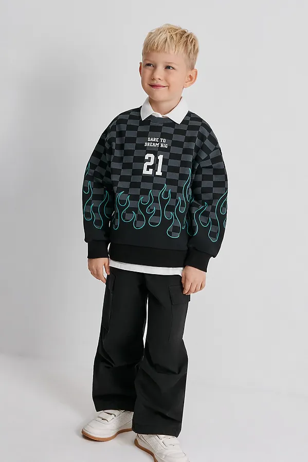 Джемпер ACOOLA, черный принт - фото 2