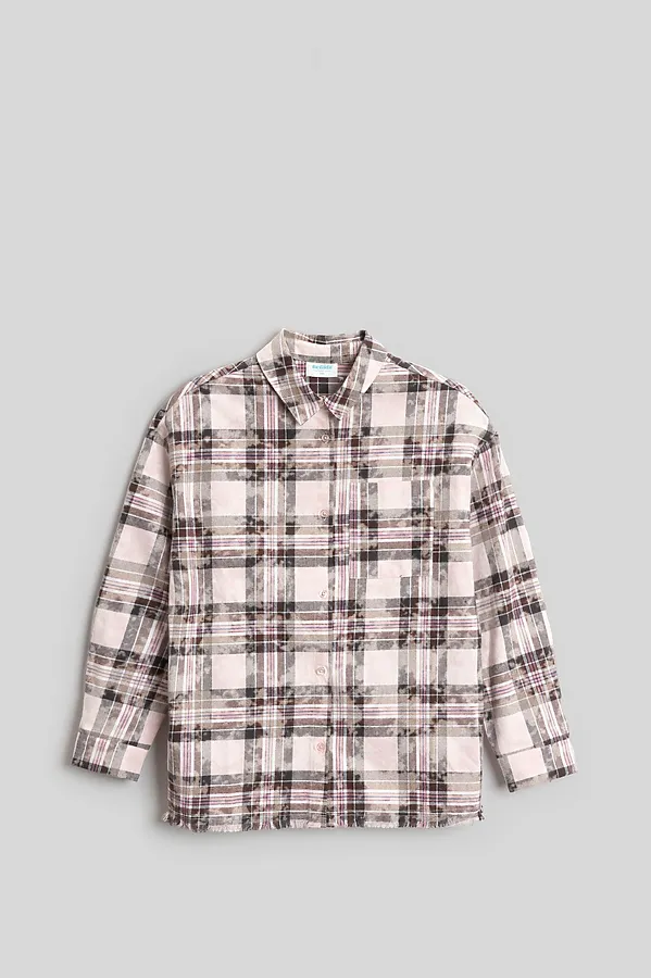 Рубашка ACOOLA, розовая клетка - фото 2