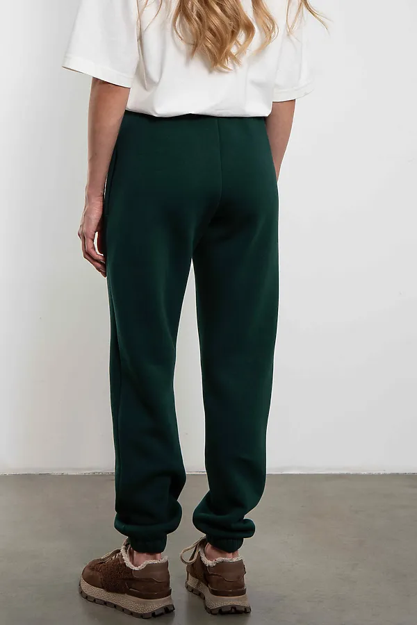 Брюки джоггеры женские малахит с начесом KOSMOS, малахит - фото 2