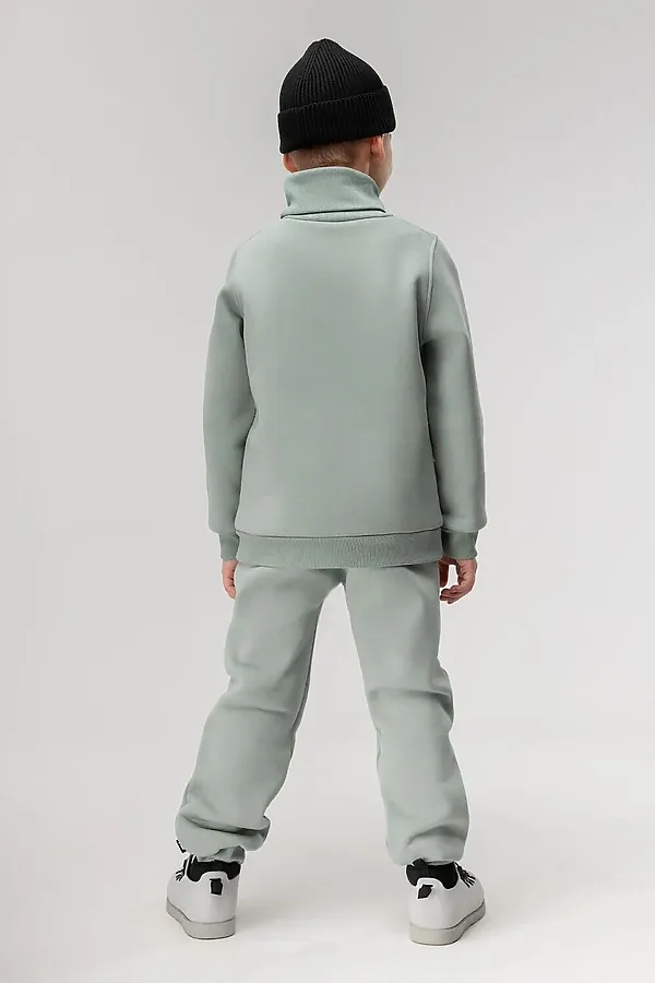 Костюм (Толстовка+Брюки) BODO, серо-зеленый - фото 2