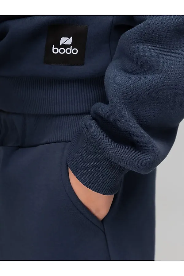 Костюм (Толстовка+Брюки) BODO, индиго - фото 2
