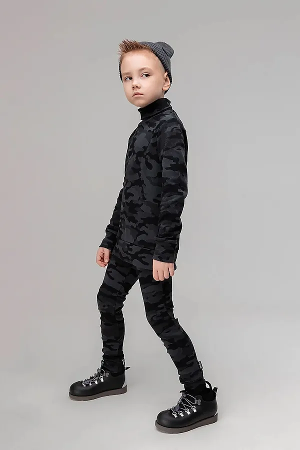 Костюм (Водолазка+Брюки) BODO-S, темно-серый камуфляж - фото 2