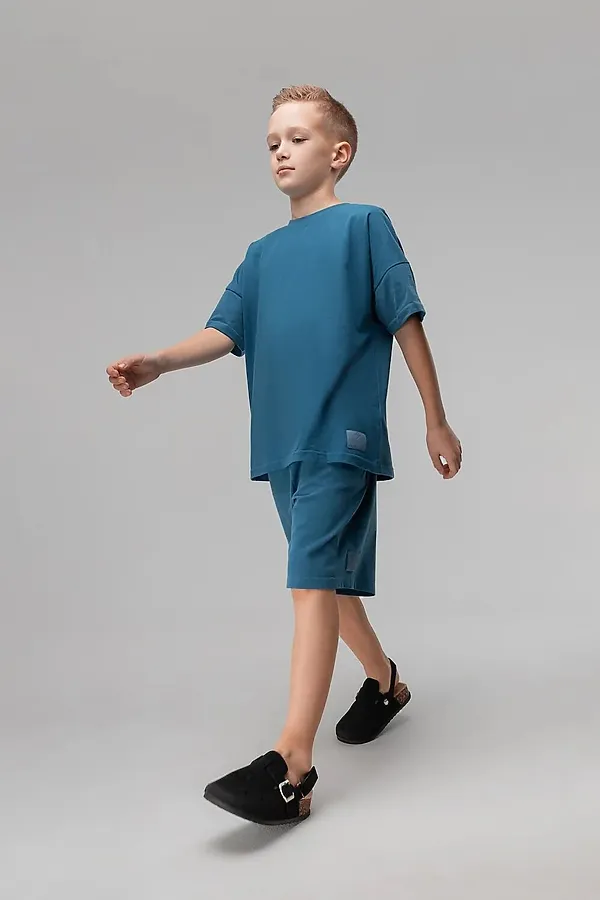 Костюм (Футболка+Шорты) BODO, индиго - фото 2