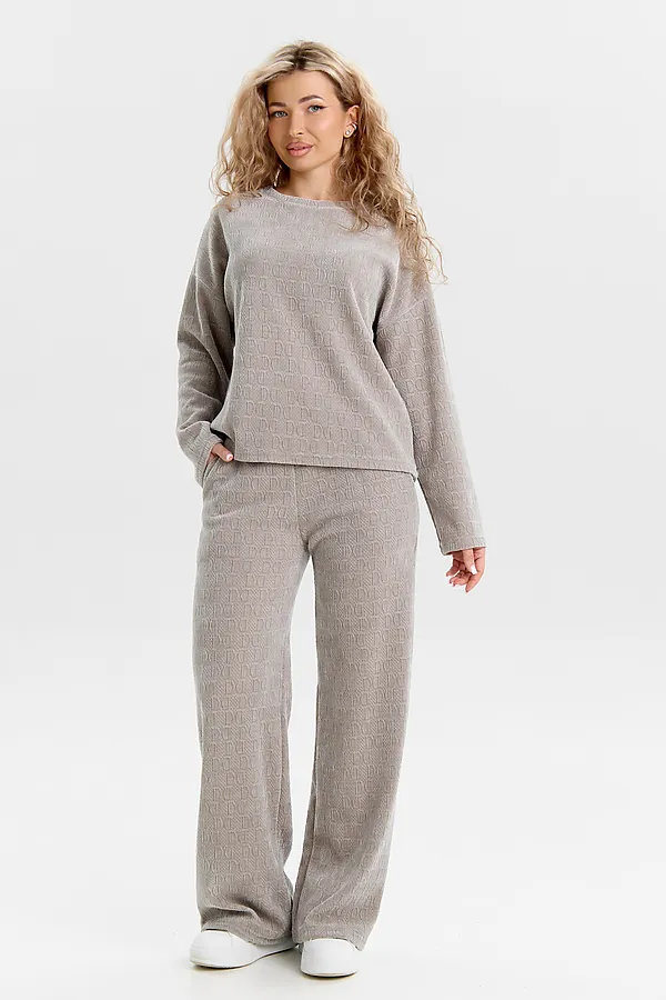 Костюм с брюками 37001 НАТАЛИ, жемчужно-серый - фото 2