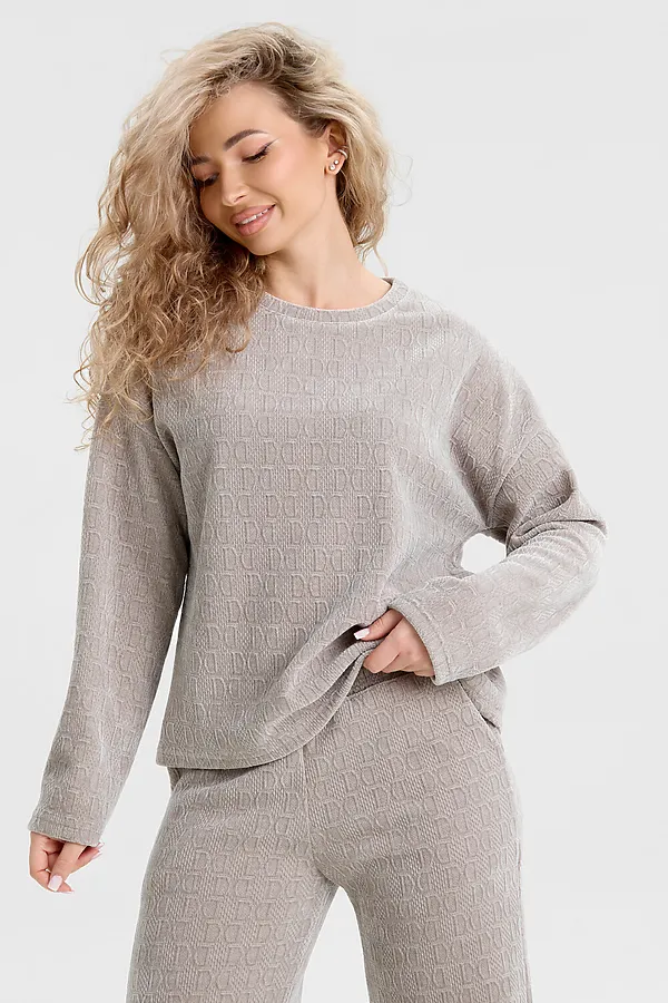 Костюм с брюками 37001 НАТАЛИ, жемчужно-серый - фото 2