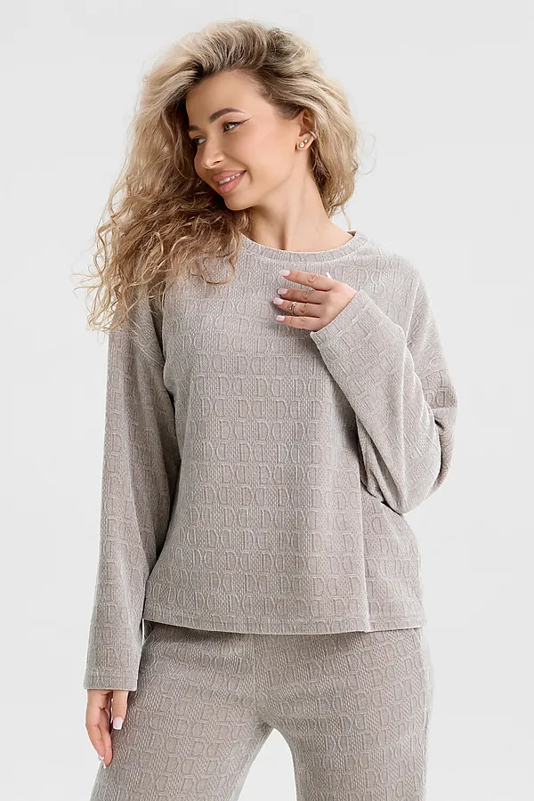 Костюм с брюками 37001 НАТАЛИ, жемчужно-серый - фото 2