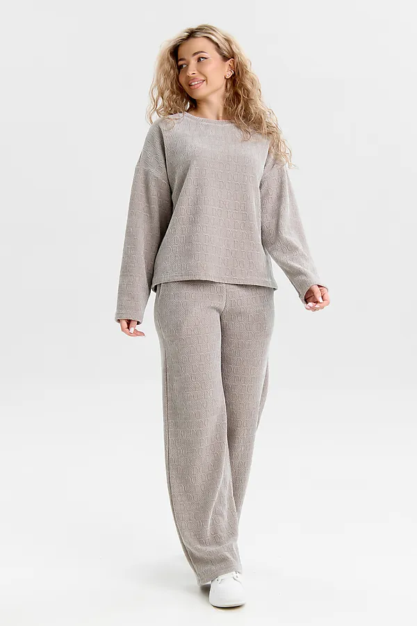 Костюм с брюками 37001 НАТАЛИ, жемчужно-серый - фото 2