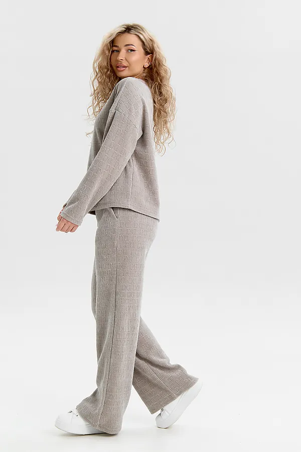 Костюм с брюками 37001 НАТАЛИ, жемчужно-серый - фото 2