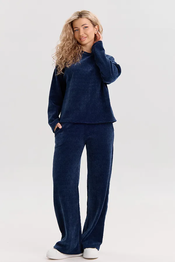 Костюм с брюками 37001 НАТАЛИ, синий - фото 2