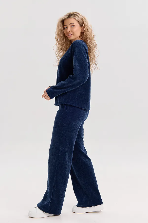 Костюм с брюками 37001 НАТАЛИ, синий - фото 2